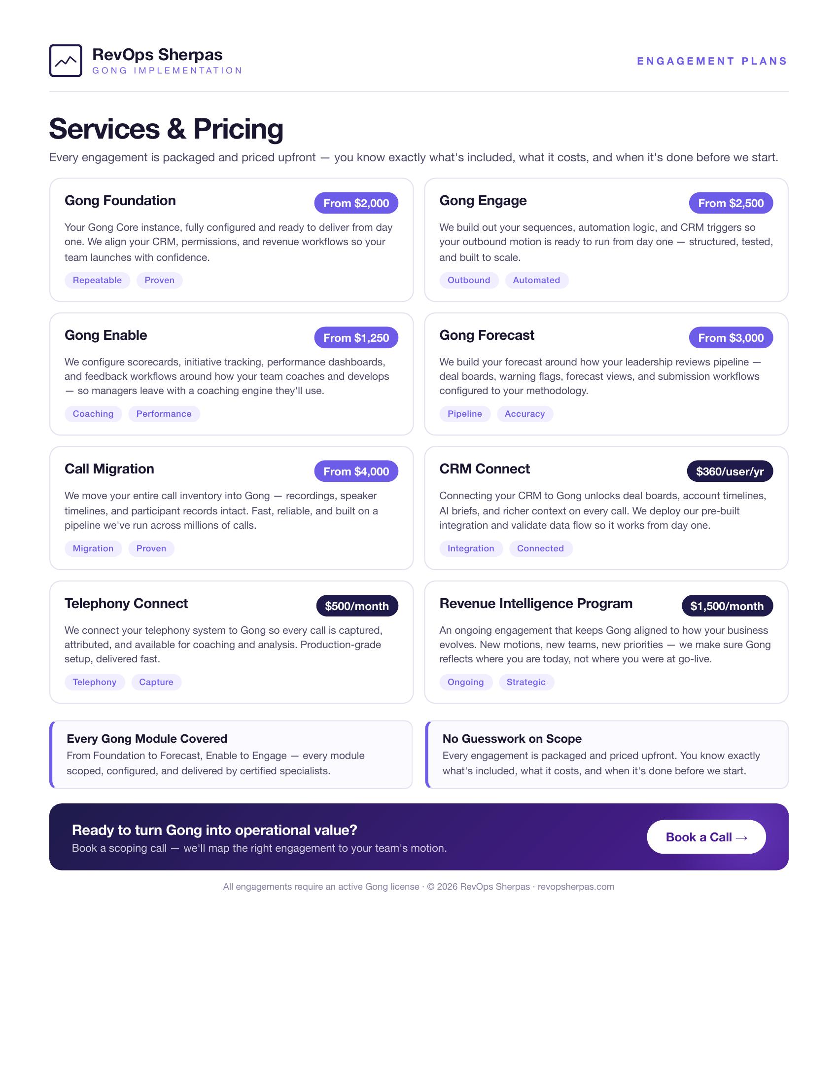 Services & Pricing — page 2